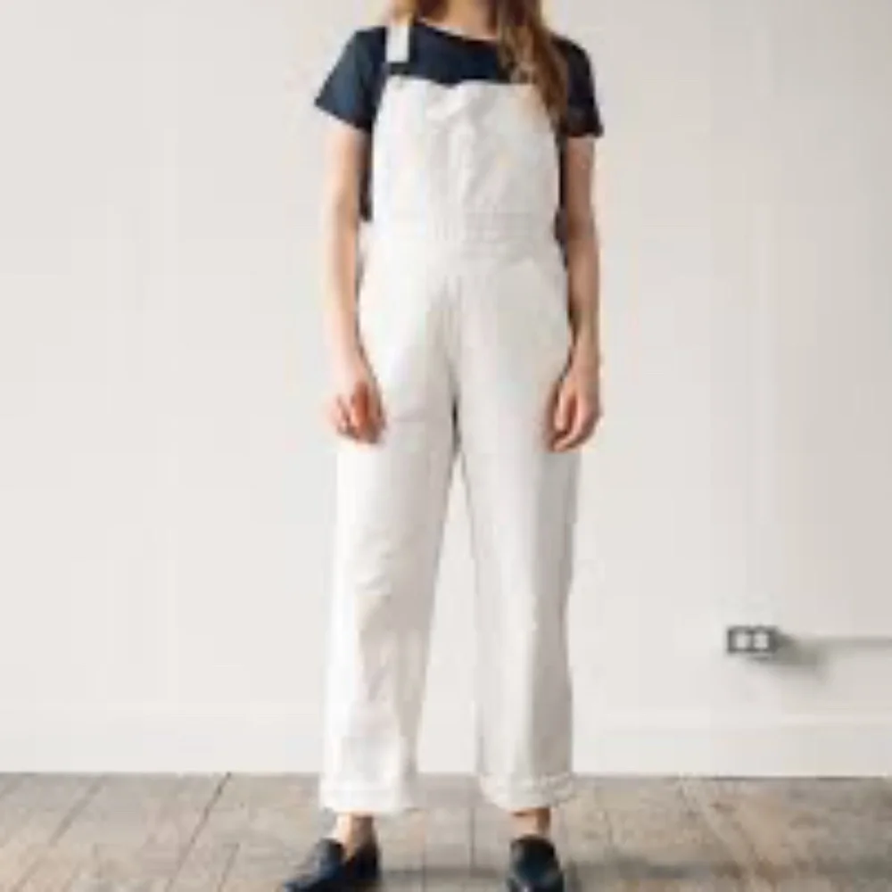 Jesse Kamm Overalls in Salt, Small - Picture 1 of 4